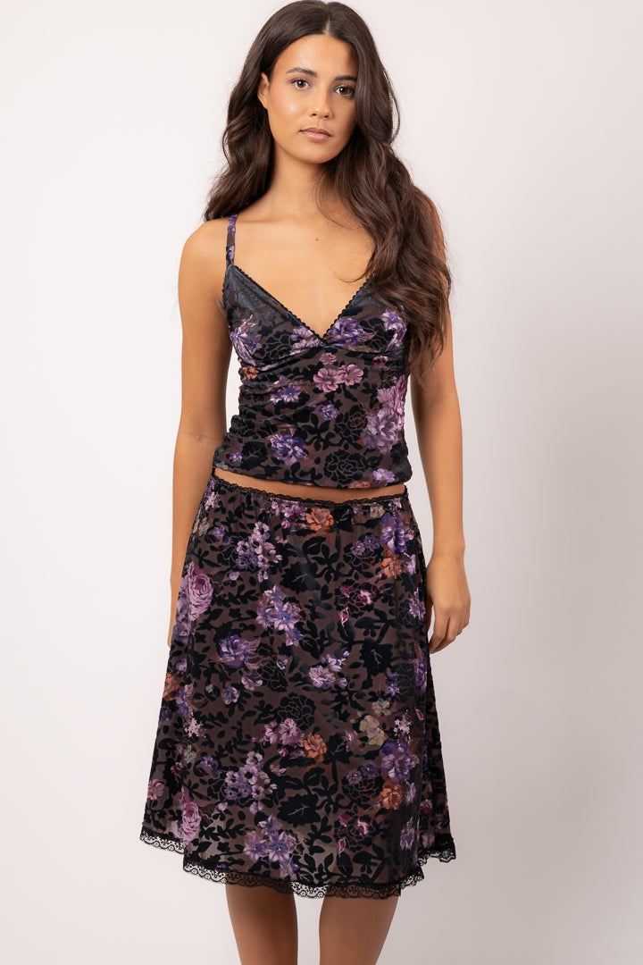 Gillian Set in Velvet Floral