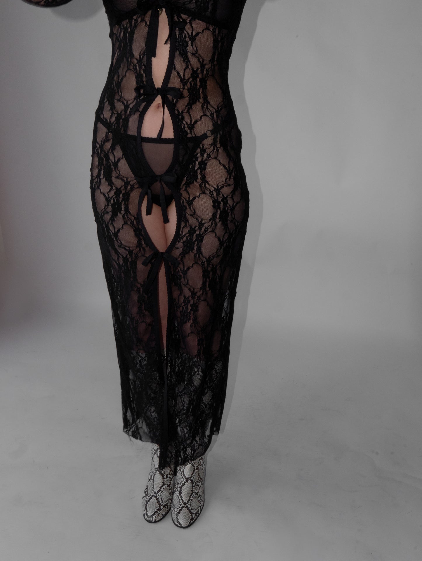 Nicki Dress in Black Lace